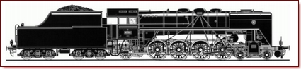 obrázek parní lokomotivy