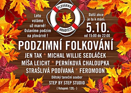 plakát Podzimní folkování - Plzeň 5. 10. 2013